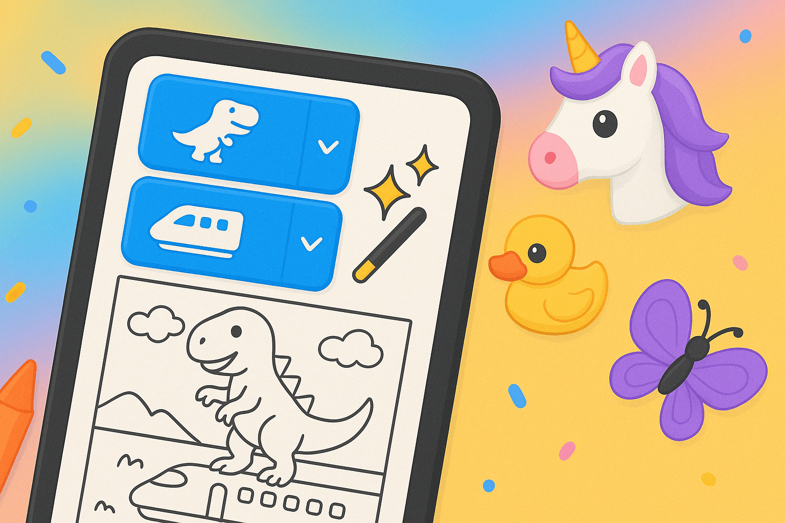 AIぬりえ - こどもが自分でつくれる塗り絵アプリ